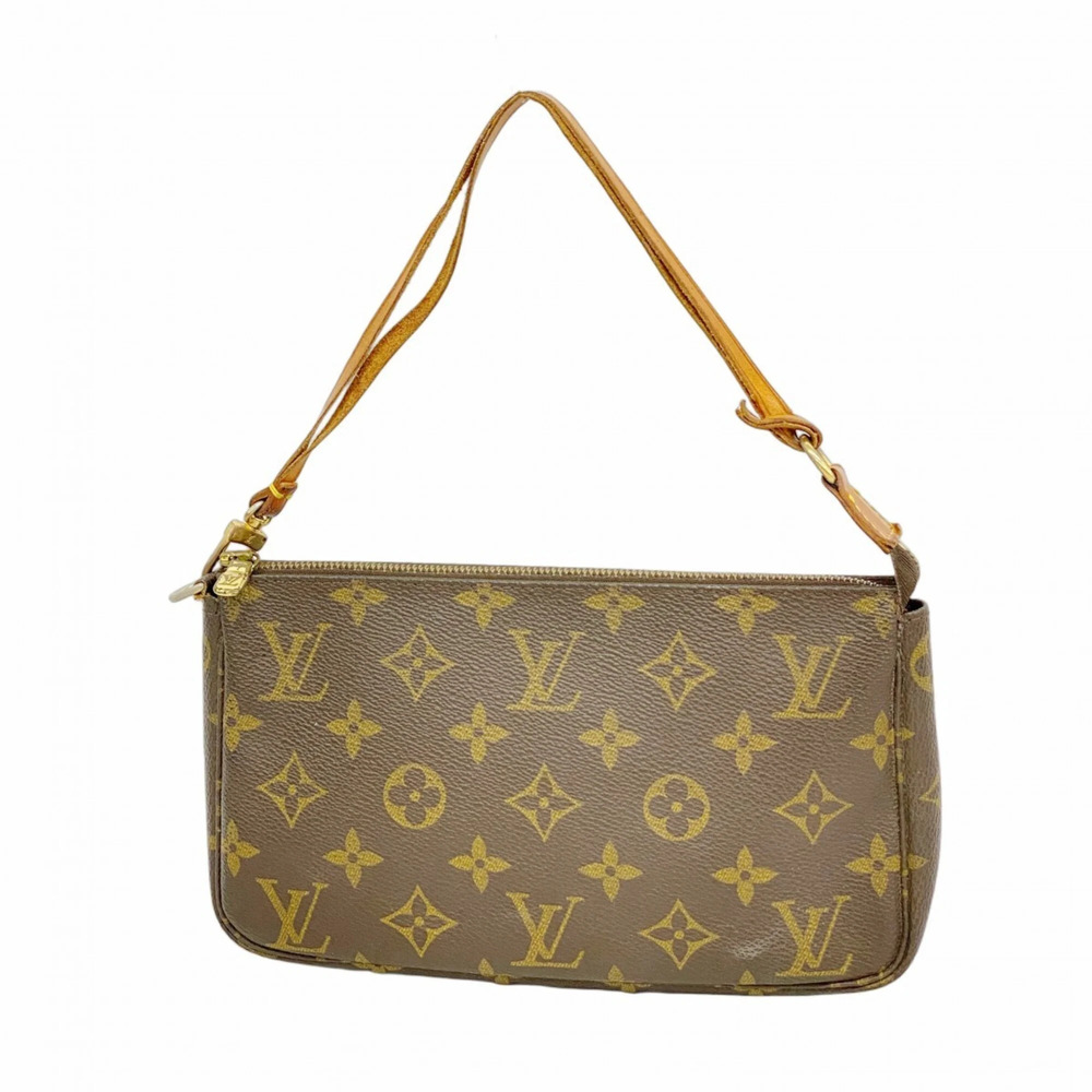 LOUIS VUITTON Brown Monogram Pochette Pouch - Picture 1 of 9